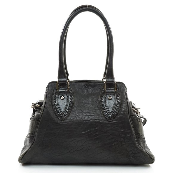 Auth Fendi Hand Bag Leather Black #25155F84 - Picture 3 of 13